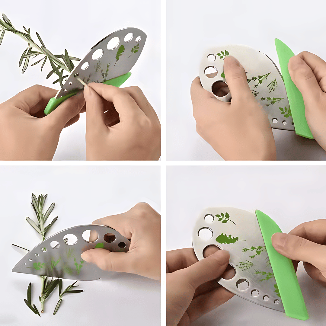 Effortless Herb Prep in Seconds – Strip Greens, Herbs & More with our 9-Hole Herb Stripper