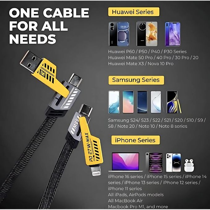 4-in-1 Multi-Device Charger