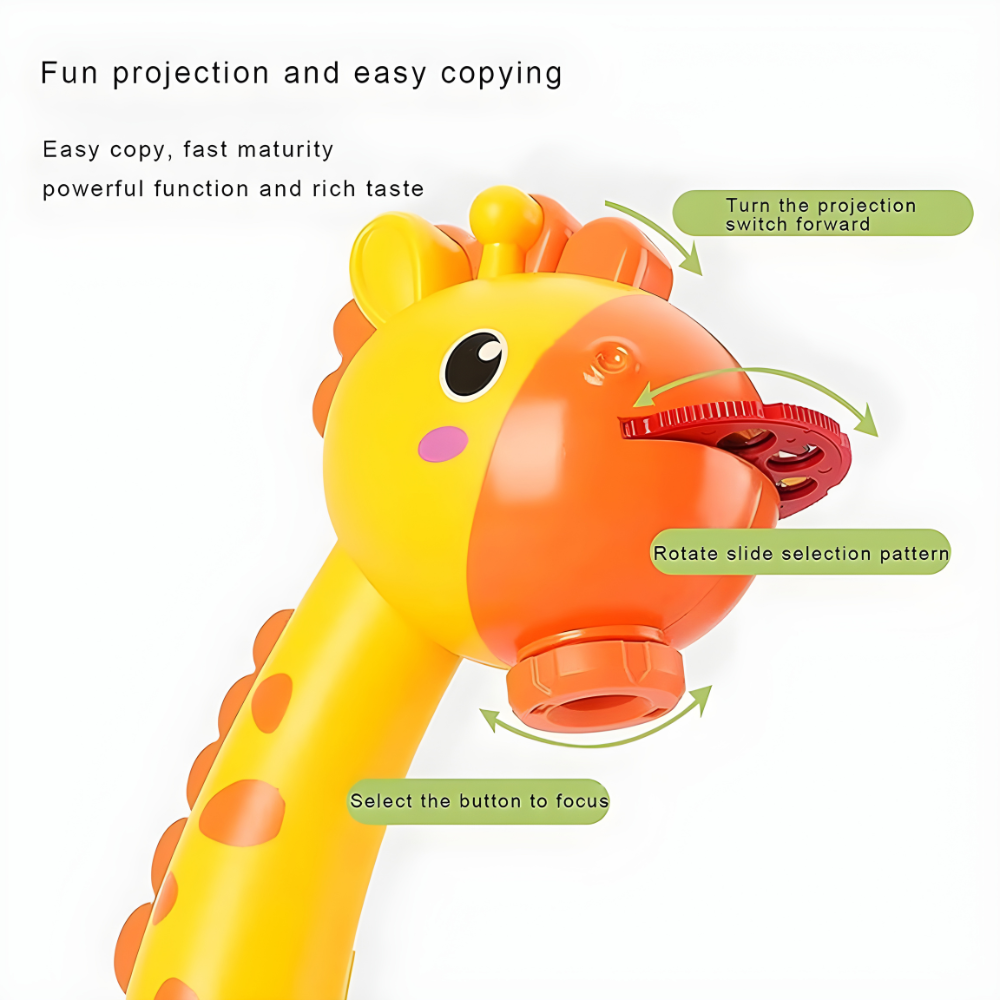 Drawing Projector Mini Table for Kids - Giraffe Design