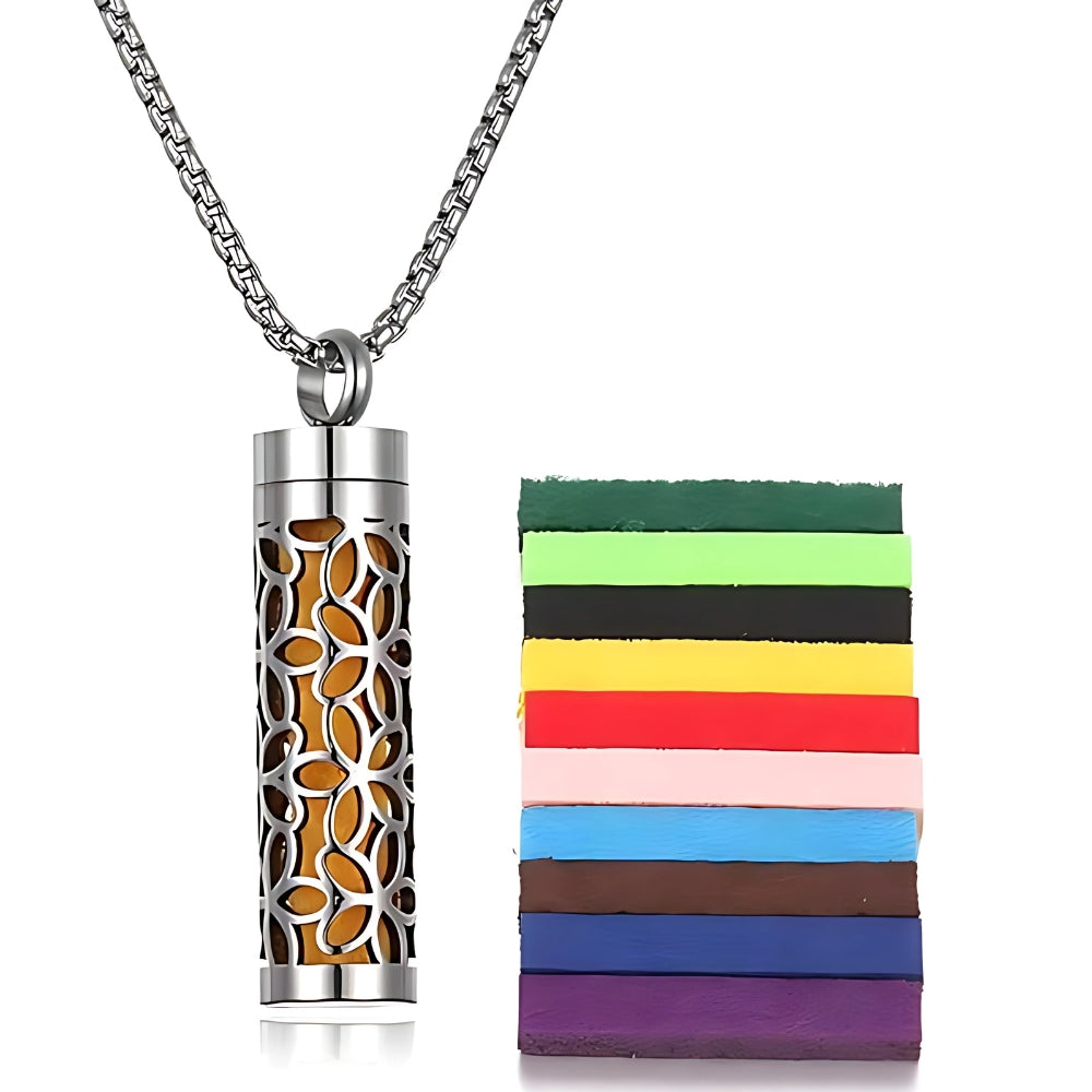 Aromatherapy Scenty Necklace + 10 free Scent Pads