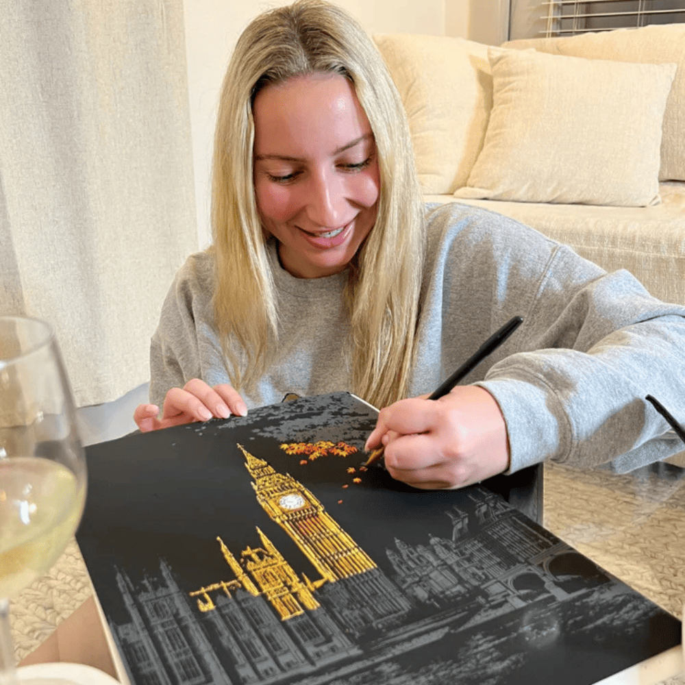 City Night Scratch Art Kit – Reveal Stunning Skylines in Minutes