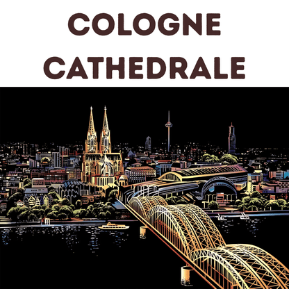 City Night Scratch Art Kit – Reveal Stunning Skylines in Minutes
