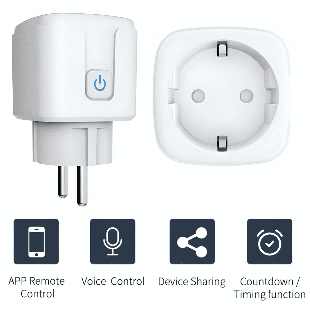 WiFi Smart Plug with Energy Monitoring - Control Any Device from Your Phone