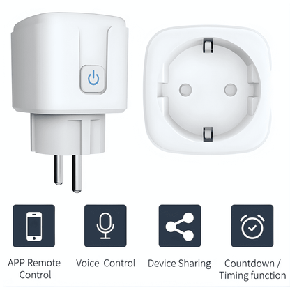 WiFi Smart Plug with Energy Monitoring - Control Any Device from Your Phone