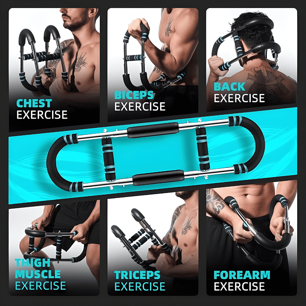 Adjustable Twister Arm Trainer - 12-Level Chest & Upper Body Strength Tool
