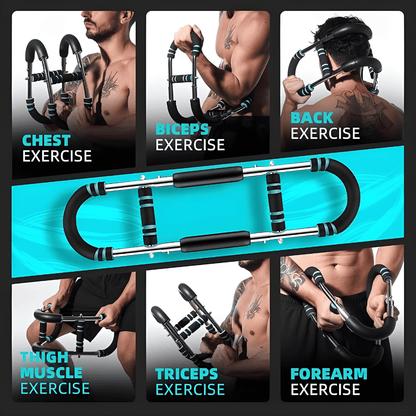 Adjustable Twister Arm Trainer - 12-Level Chest & Upper Body Strength Tool