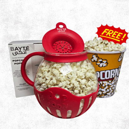 Microwave Popcorn Popper – Fresh Popcorn in Minutes + Free Popcorn Bucket