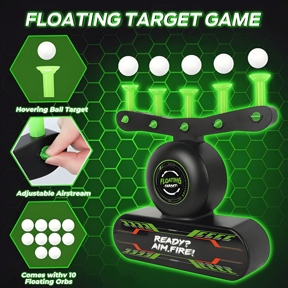 Glow-in-the-Dark Floating Target Shooting Game for Kids