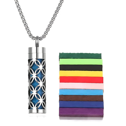 Aromatherapy Scenty Necklace + 10 free Scent Pads