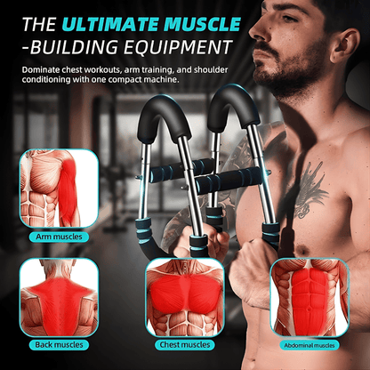 Adjustable Twister Arm Trainer - 12-Level Chest & Upper Body Strength Tool