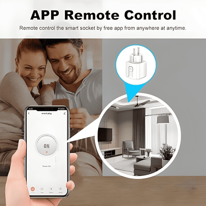 WiFi Smart Plug with Energy Monitoring - Control Any Device from Your Phone