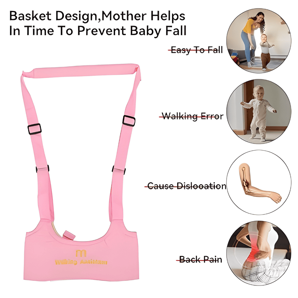 Baby Walking Harness – Helps Babies Walk Safely Without Back Strain