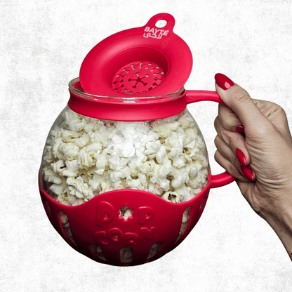 Microwave Popcorn Popper – Fresh Popcorn in Minutes + Free Popcorn Bucket