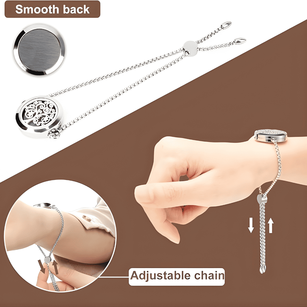 Aromatherapy Scenty Bracelet + 10 free Scent Pads