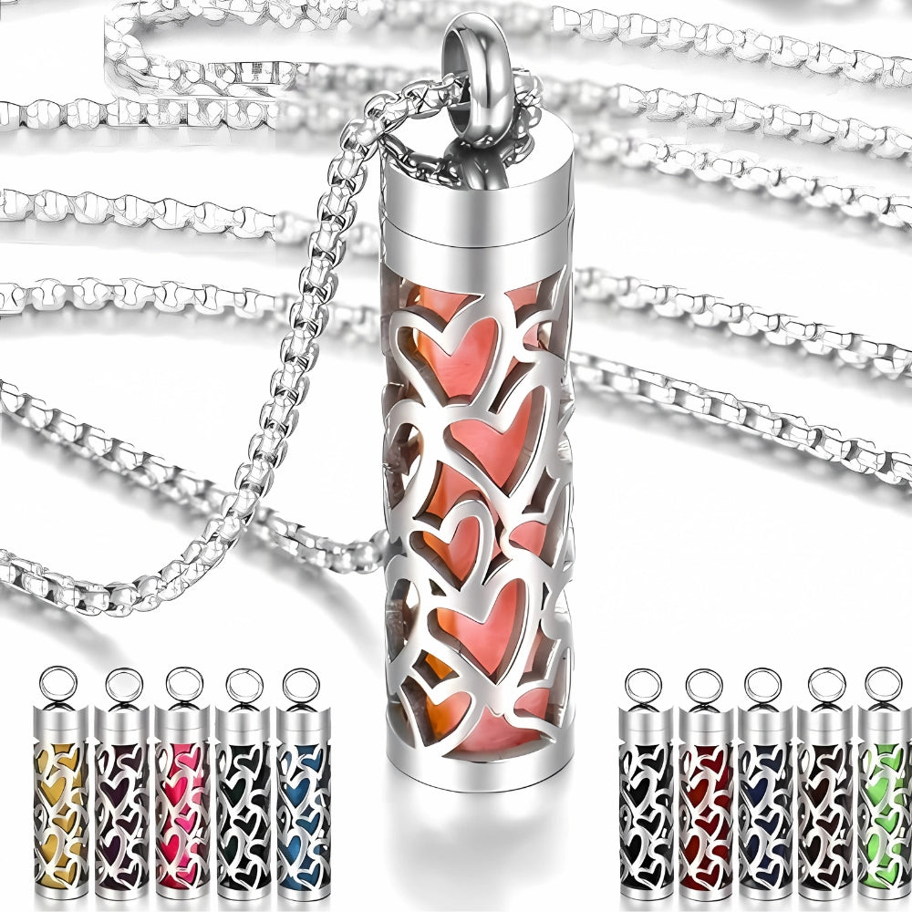 Aromatherapy Scenty Necklace + 10 free Scent Pads