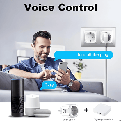 WiFi Smart Plug with Energy Monitoring - Control Any Device from Your Phone