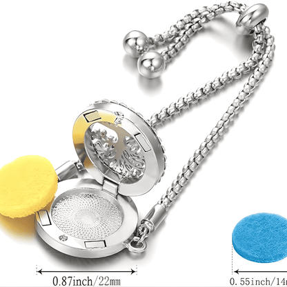 Aromatherapy Scenty Bracelet + 10 free Scent Pads