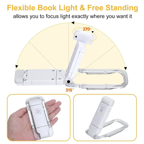 LED Book Reading Light – Your Perfect Bedtime Companion!