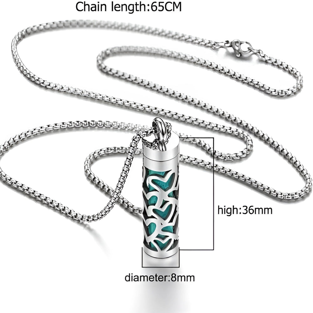 Aromatherapy Scenty Necklace + 10 free Scent Pads