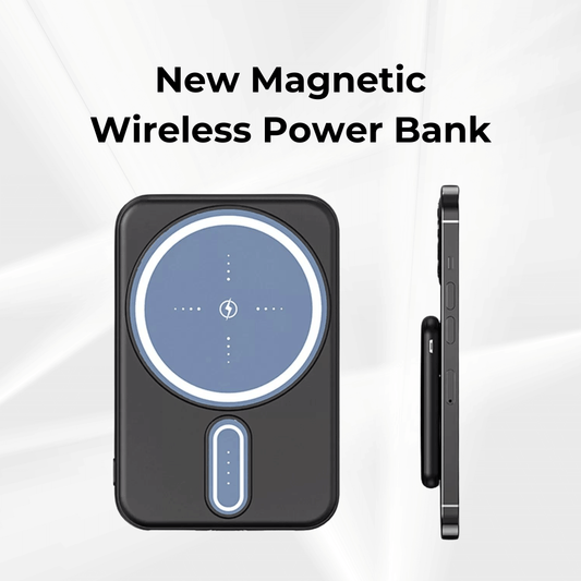 5000mAh Wireless Magnetic Mini Power Bank – Power Up on the Go!