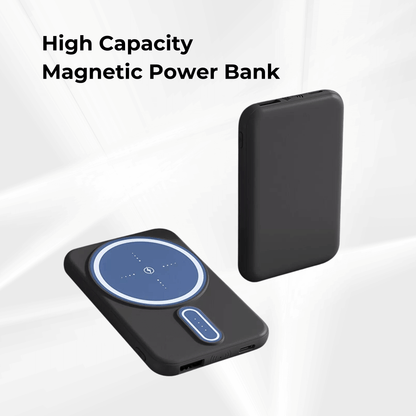 5000mAh Wireless Magnetic Mini Power Bank – Power Up on the Go!