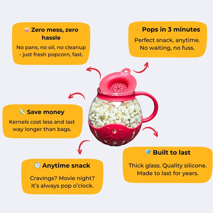 Microwave Popcorn Popper 🍿 + FREE Bucket