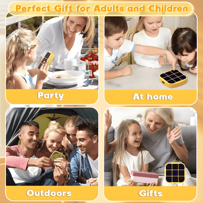 4-in-1 Electronic Tic Tac Toe Handheld Game