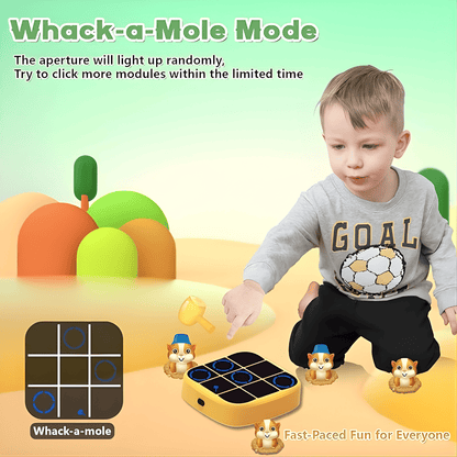 4-in-1 Electronic Tic Tac Toe Handheld Game