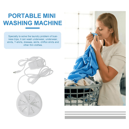 Ultrasonic Portable Washing Machine – Clean Anywhere, Anytime!